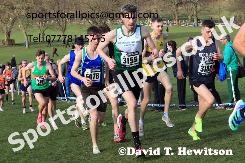 Senior Men, 2024 CAU Inter Counties Cross Country Champs., Wollaton Park, Nottingham. Photo: David T. Hewitson/Sports for All Pics
